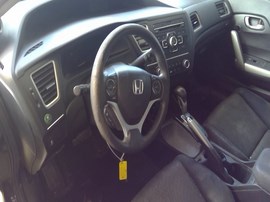 2014 HONDA CIVIC, BLACK, LX MODEL, 1.8L,  AT.  A26258